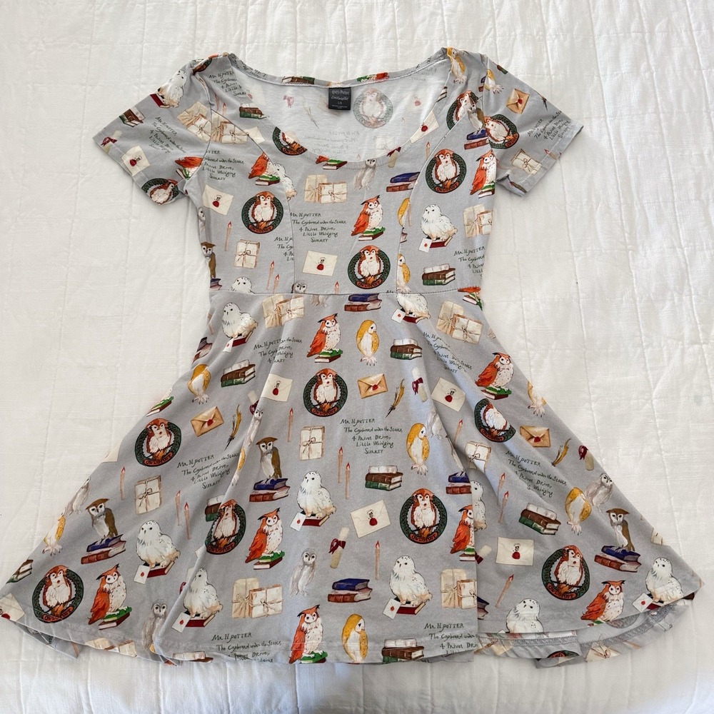 Cakeworthy Dress Harry Potter Women's LARGE Owls Privet‎ Drive